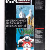 1987 Monaco Grand Prix Autographed Program