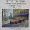 1990 Hotel de Paris Signed by Fangio - Alan Fearnley