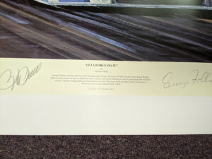 Let George Do It - Penske & Follmer Signatures