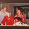 Michael & Ralf Schumacher Autographed Photo Car Racing