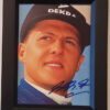 Michael Schumacher Dekra Cap Autographed Photo Car Racing