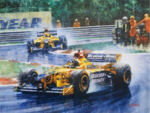 Jordan's First Victory Signed by Eddie Jordan