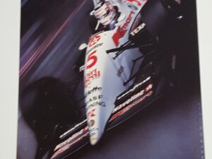 Poster of racing art Nigel Mansell in Paradise MacLeod