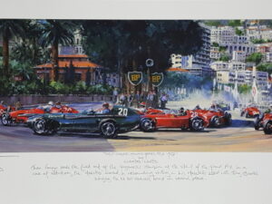 First Corner - Monaco Grand Prix 1957 - Nicholas Watts