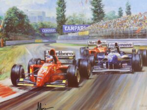 Alesi - Ferrari 105 Signed by Jean Alesi