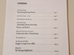 Fangio 6 Car Racing Memorabilia