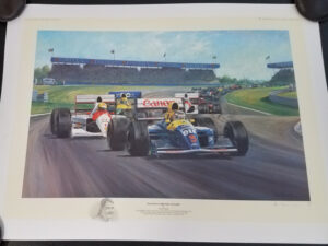 Mansell British Victory - Alan Fearnley