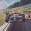 Nigel Mansell OBE World Champion by Alan Fearnley