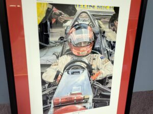 Framed Gilles and the 126 Print - Nicholas Watts