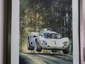 Framed High Flying Chaparral Signed by Jim Hall - Michael Mate