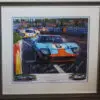 Blue Thunder LeMans 1969 Framed - Nicholas Watts