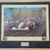 Framed Master of Monaco Senna - Nicholas Watts