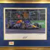 Dominant Verstappen Nicholas Watts Framed Original Painting