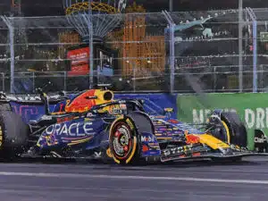 Dominant Verstappen Nicholas Watts Painting - Close-up