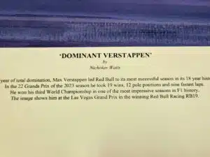Dominant Verstappen Text Detail - Nicholas Watts